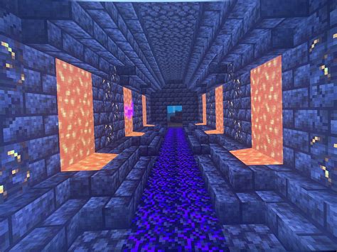 Minecraft Nether Portal Room Design