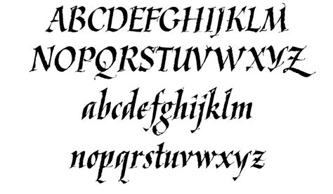 Kaligrafi-latin font by Erdem Ornek - FontRiver