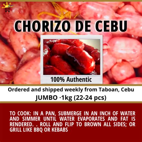 Chorizo De Cebu - Large (Bundle) | Tinda By Shop And Hire