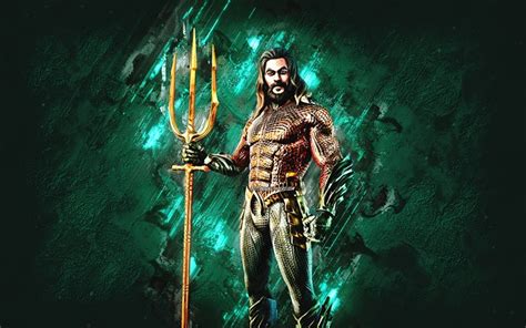 Download wallpapers Fortnite Aquaman Skin, Fortnite, main characters ...