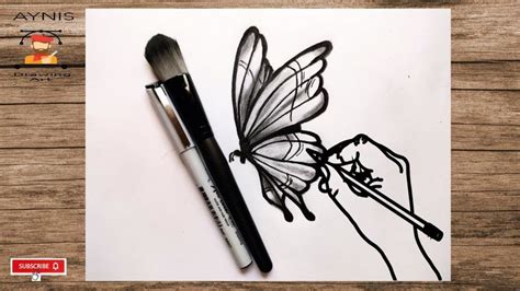 hyper realistic butterfly drawing| Come to Show How to Draw butterfly ...