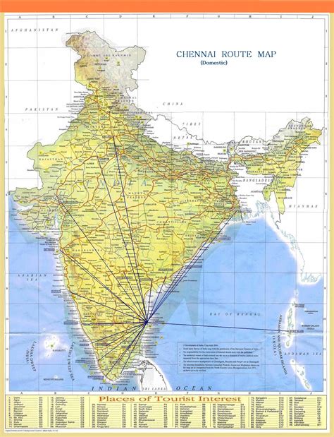 Asisbiz A map drawing of the Chennai International Airport