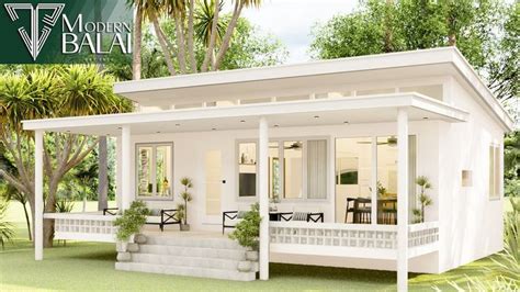 Simple House Design Small Farmhouse Idea | 9.5x10.3 Meters | Bungalow ...