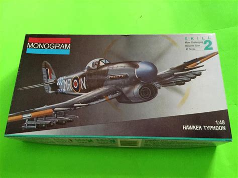 HAWKER TYPHOON FIGHTER PLANE MODEL KIT 1:48 MONOGRAM LOOK | #1825055841