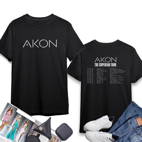 Akon the Superfan Tour 2023 Shirt Akon Fan Shirt Akon 2023 - Etsy