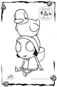 Free Printable Sarah And Duck Coloring Pages