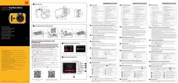 Kodak PIXPRO WPZ2 Digital Camera Mode d'emploi | Manualzz