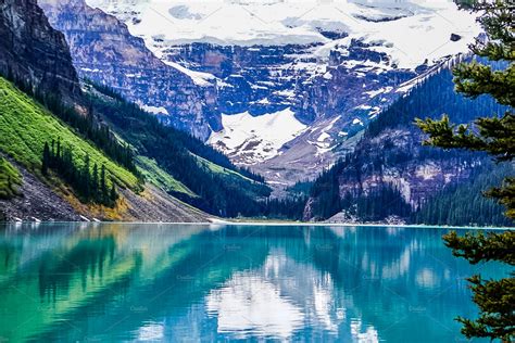 Lake Louise in Banff Alberta Canada | Nature Stock Photos ~ Creative Market