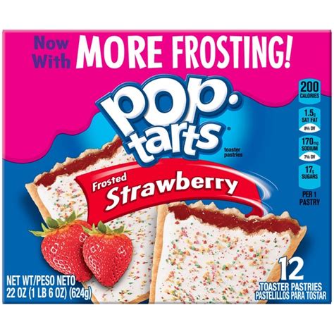 Kellogg's Pop•Tarts Frosted Strawberry Toaster Pastries from ALDI ...