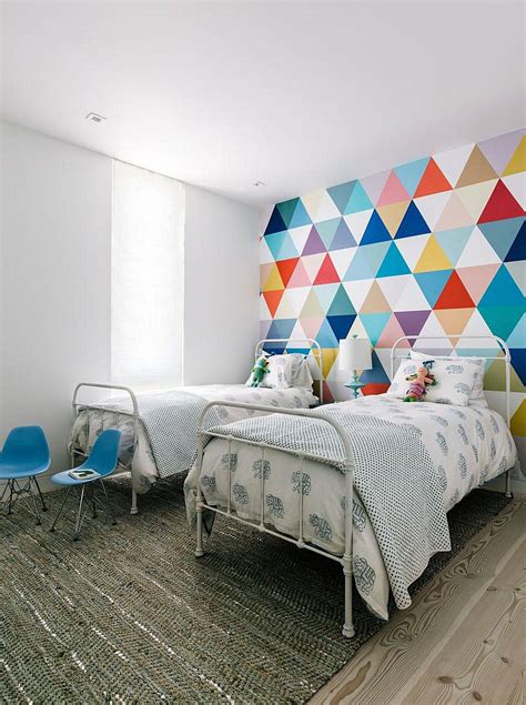 Pattern Craze: Geometric Accent Wall Ideas for the Bedroom | Decoist