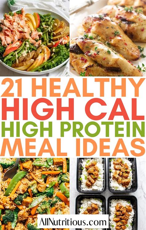 21 High-Calorie High Protein Meals That Taste Good - All Nutritious