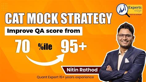 CAT 2022 Mock Strategy | Improve QA Score From 70 %tile To 95+ %tile ...