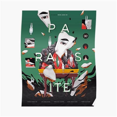 "Parasite movie poster" Poster for Sale by crystaltammy | Redbubble