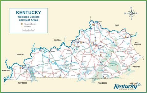 Kentucky Towns Map