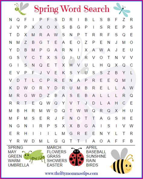 Large Printable Word Search Puzzles