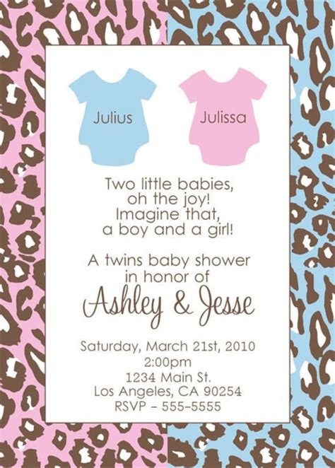 Twins Baby Shower Invitation by dpdesigns2012 on Etsy