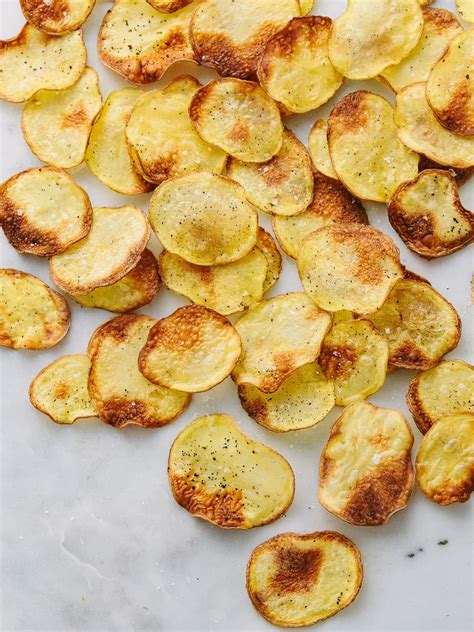 Homemade Baked Potato Chips - Healthy, Crispy & Delicious!