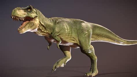 Tyrannosaurus Rex Jurassic park 3 (Fredy) fanart - 3D model by David RR ...