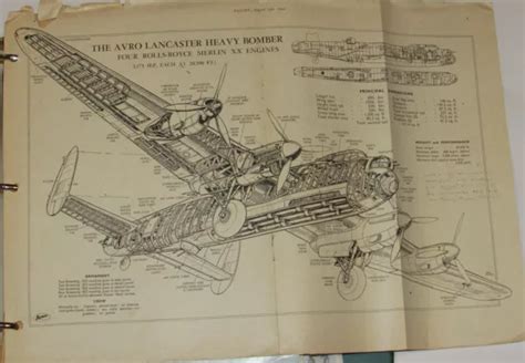 WWII AVRO LANCASTER Blueprints/Cross Sections/Pictures/Photos/Diagrams ...