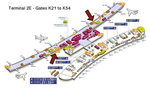 Map Of Charles De Gaulle Terminal 2 - Zip Code Map