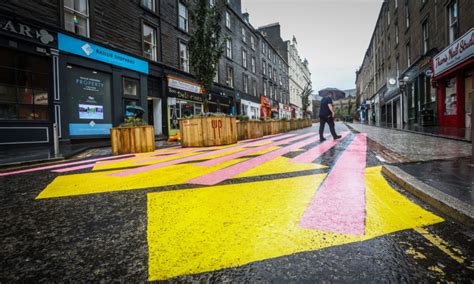 Artist's transformation of newly-pedestrianised Dundee city centre ...