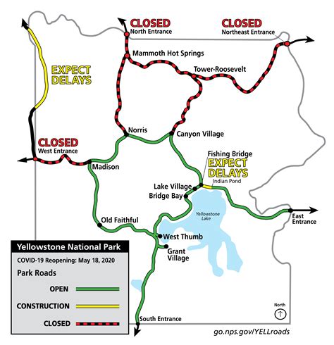 Yellowstone National Park Campsite Map - London Top Attractions Map