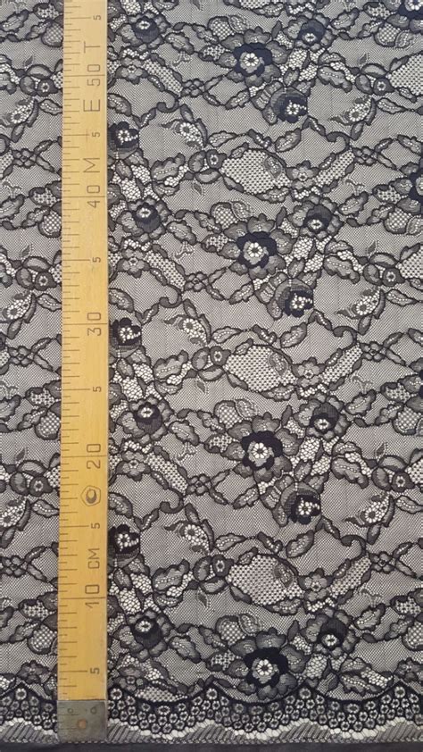 Black Lace Fabric - Chantilly lace - lace fabric from Imperiallace.com