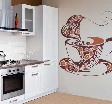 Coffee Wall Art Sticker - TenStickers