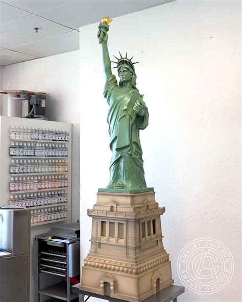 An Incredible Chocolate Replica of the Statue of Liberty