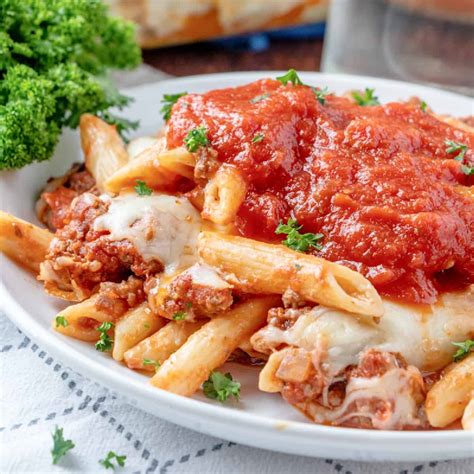 Best Baked Ziti Recipe With Alfredo Sauce | Deporecipe.co