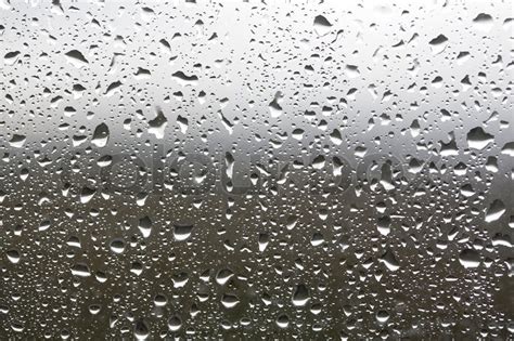 Rain drops on a window | Stock Photo | Colourbox