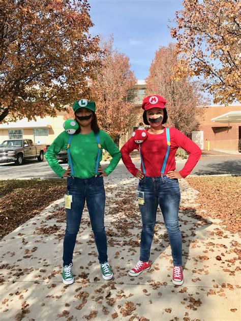 Mario and Luigi costume | Mario costume, Luigi halloween costume, Mario ...