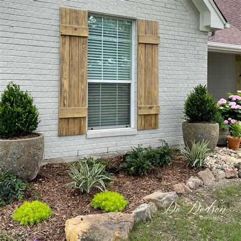 How To DIY Wood Shutters For Practically Free - Do Dodson Designs