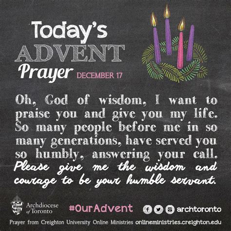 Prayer for the Third Week of Advent - Wednesday #ouradvent | Advent ...