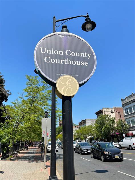 Union County Courthouse Sign in Elizabeth, New Jersey. | Union county ...