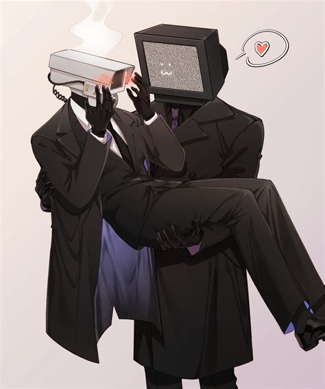 camera man and tv man (skibidi toilet) drawn by goatzzz | Danbooru