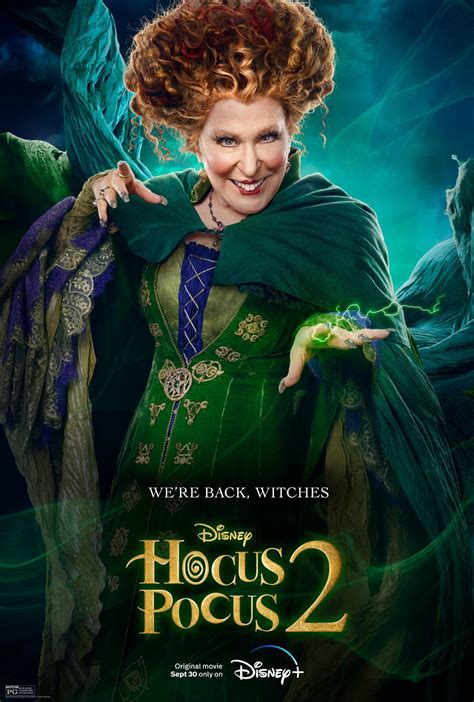 “Hocus Pocus 2” Character Posters Released – What's On Disney Plus