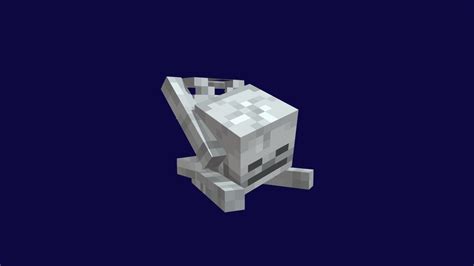 {Minecraft} Skeleton Holding its Fallen Head - Download Free 3D model ...