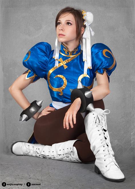 Chun Li cosplay III. by EnjiNight on DeviantArt