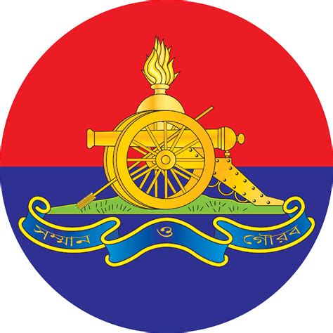 Regiment Of Artillery Bangladesh Army Logo Vector - (.Ai .PNG .SVG .EPS ...