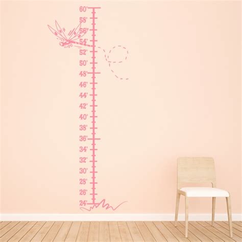 Dragonfly Height Chart Growth Chart Wall Sticker