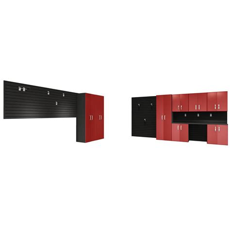 South Shore Karbon 31 in. High Pure Garage Storage Wall Cabinet in ...