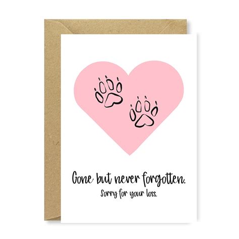 Dog Loss Sympathy Card #card #greetingcards #illustratedcards # ...