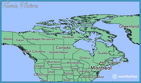 Montreal Map - TravelsFinders.Com