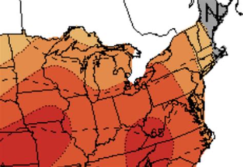 Finally some good news in Michigan weather, with orange temperature ...