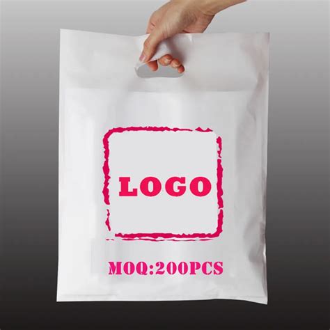 W30*H40cm(11.8' *15.7') 200PCS plastic bags with logo /garment bags ...