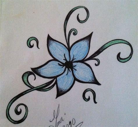 Easy Design Cute Easy Design Flower Drawing - Goimages Quack