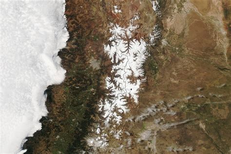 NASA: Dual Storms in the Andes Mountains - SnowBrains