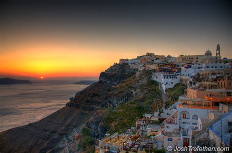 Fira Sunset :: Santorini, Greece | Josh Trefethen | Flickr