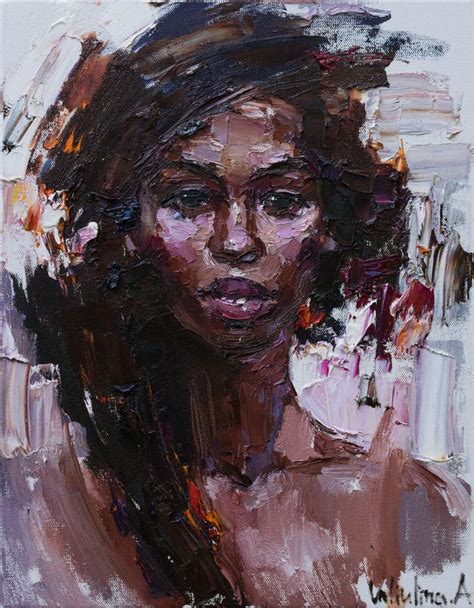 African woman portrait Original oil painting | Artfinder